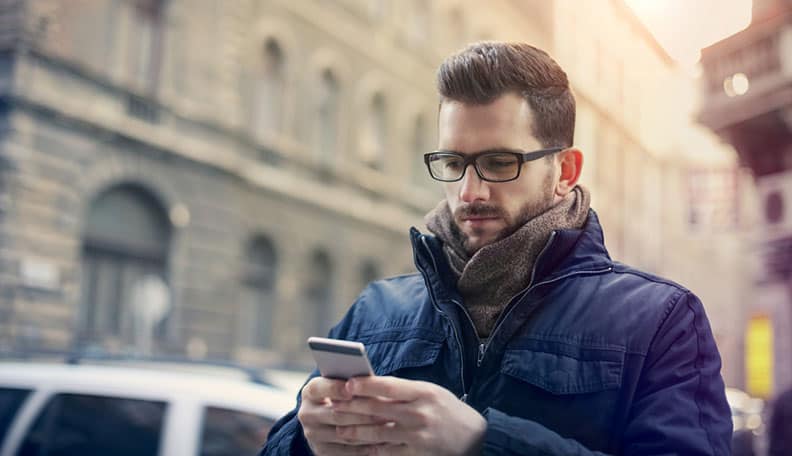 he never texts you first but always replies