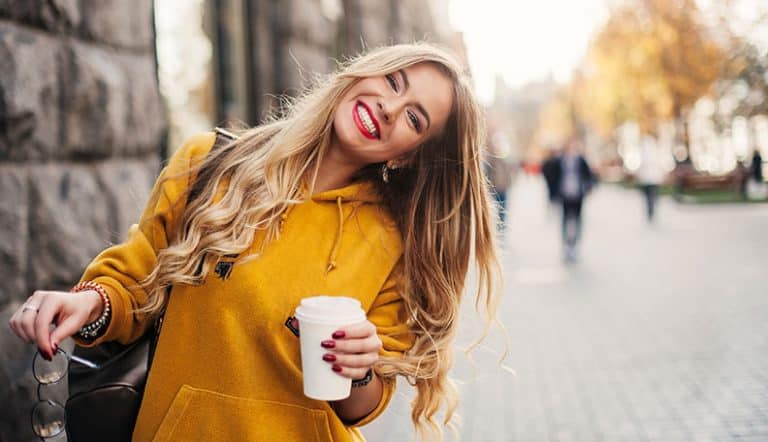 signs she's flirting with you